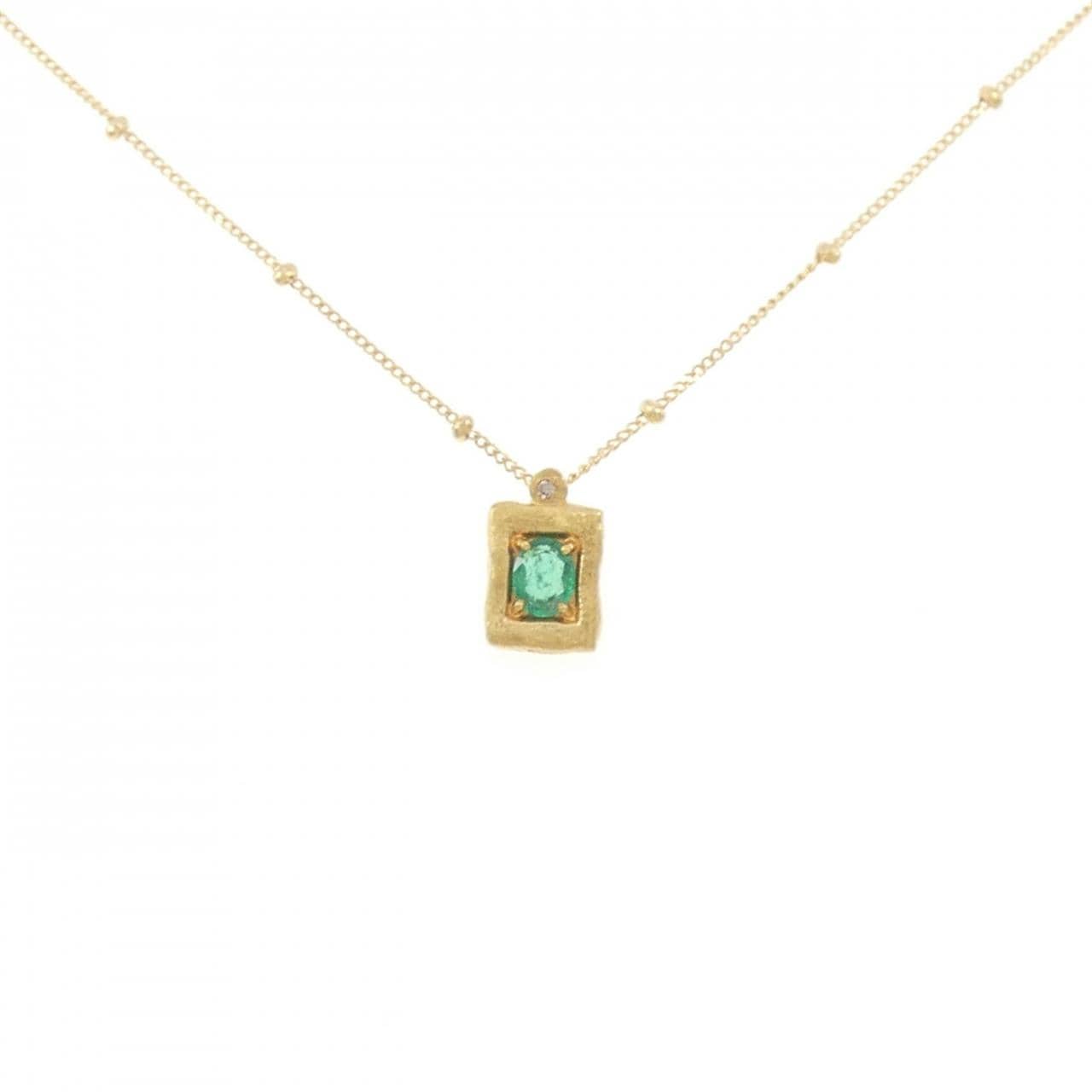 セイレーン　アズーロ エメラルド ネックレス 0.23CT