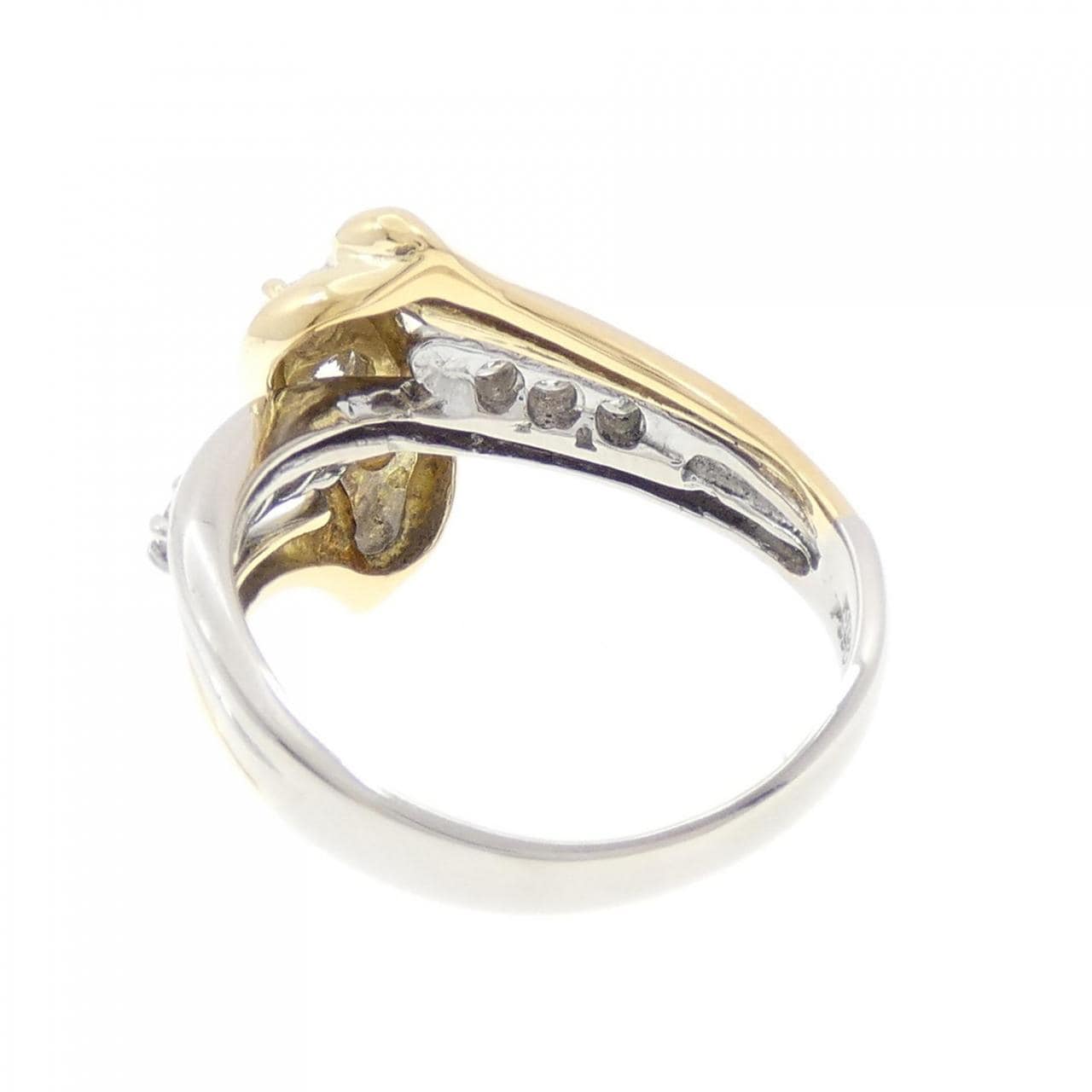 PT900/K18YG ダイヤモンド リング 0.50CT