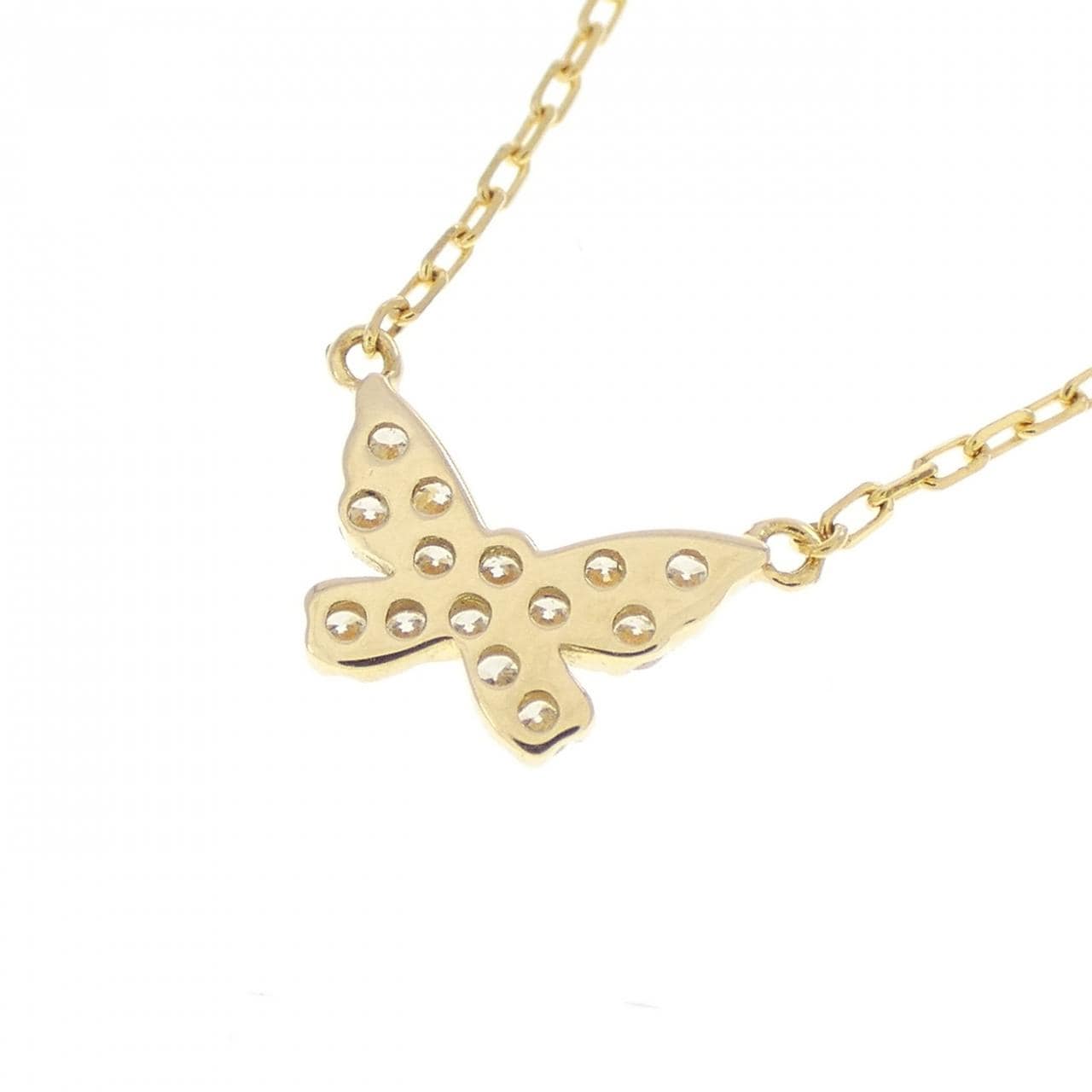 アーカー バタフライ ネックレス 0.06CT