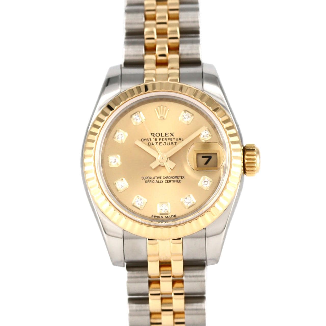 ロレックス デイトジャスト 179173G SSxYG 自動巻 ランダム番