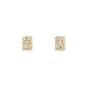 【新品】K18YG ダイヤモンド ピアス 0.40CT