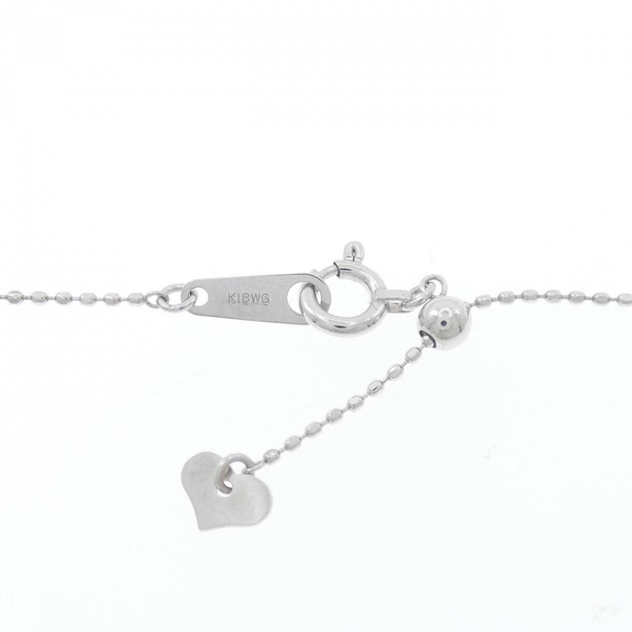 K18WG アレキサンドライト ネックレス 0.31CT