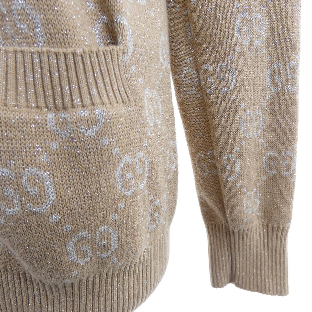 グッチ GUCCI ラメ GGジャカード 678434 XKB54 カーディガン