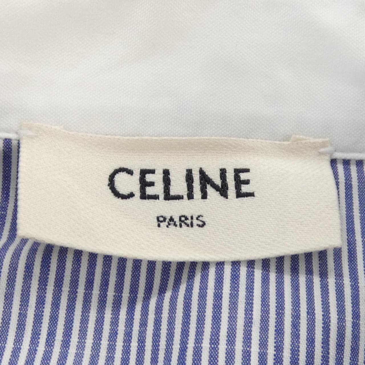 セリーヌ CELINE トリオンフ ストライプオーバーシャツ 2C775602P シャツ