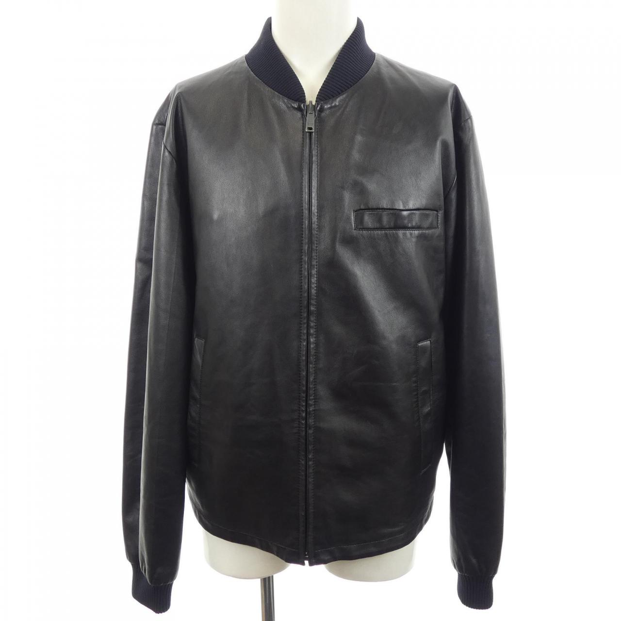 プラダ PRADA UPW206 038 レザージャケット