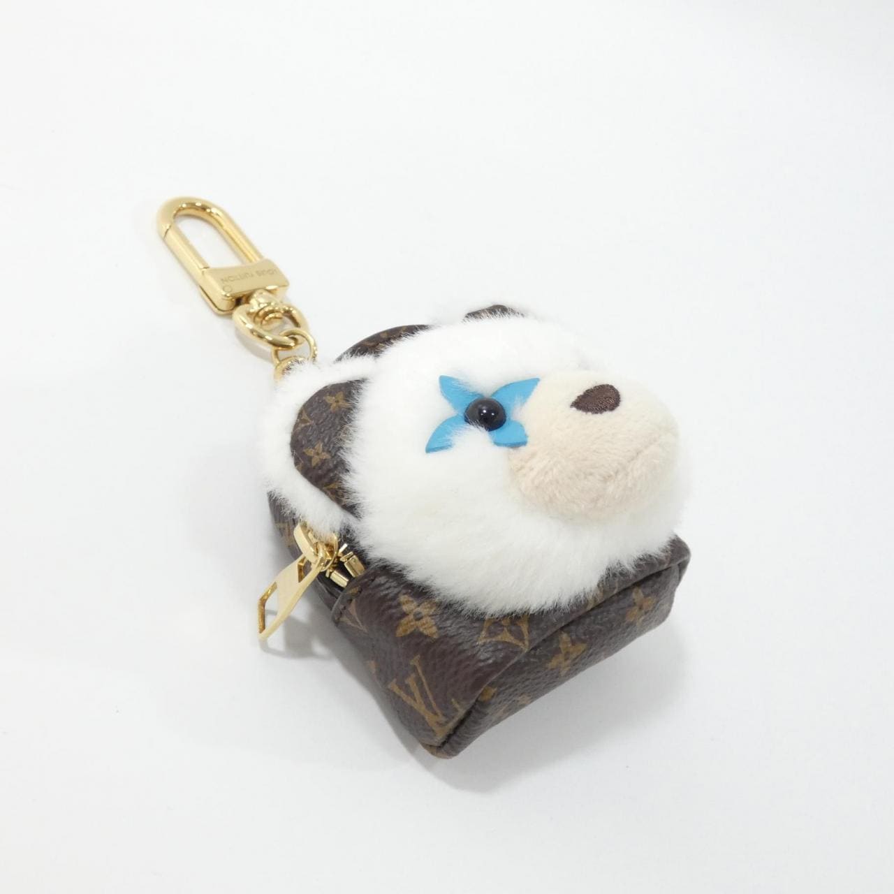 ルイヴィトン モノグラム バッグチャーム アドラブル ベア M02128