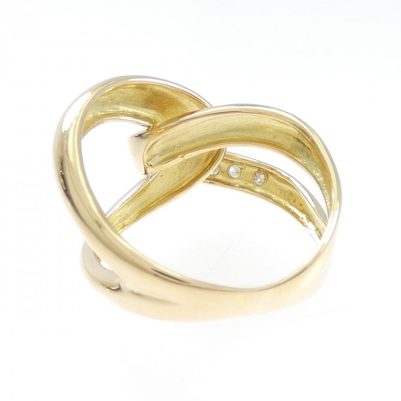 K18YG ダイヤモンド リング 0.05CT