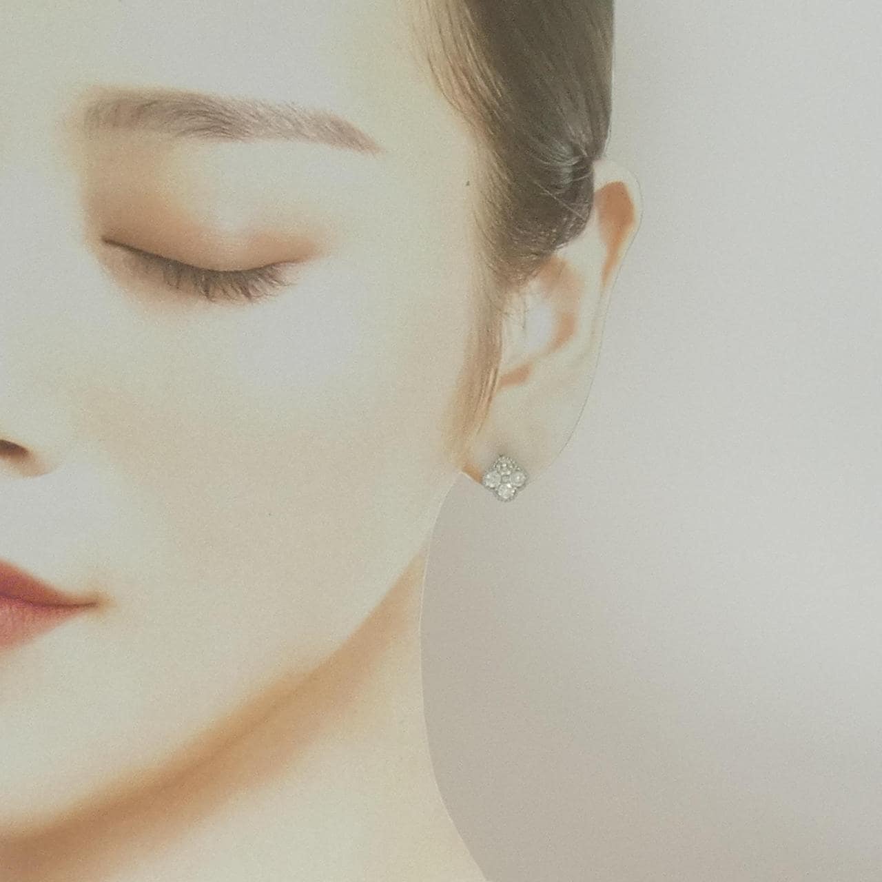 PT900 ダイヤモンド ピアス 1.00CT