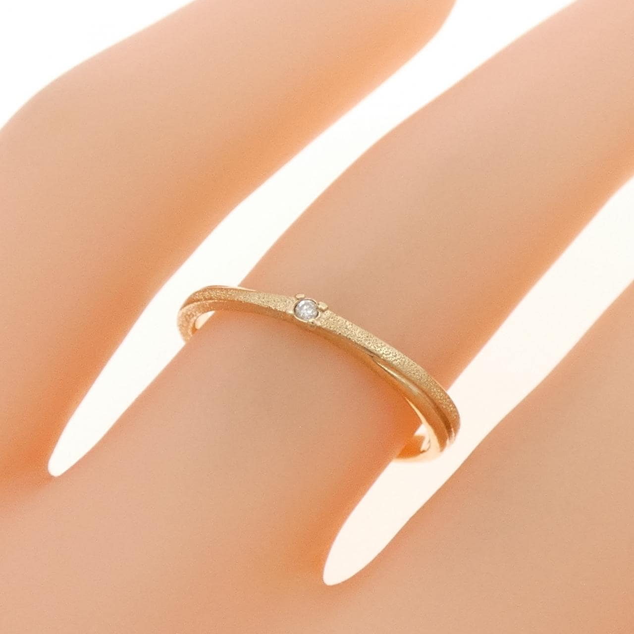 シエナ ロゼ ダイヤモンド リング 0.01CT