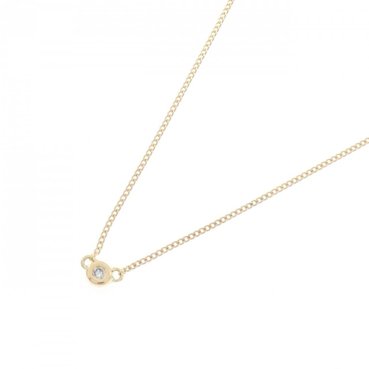 K18YG ダイヤモンド ネックレス 0.03CT