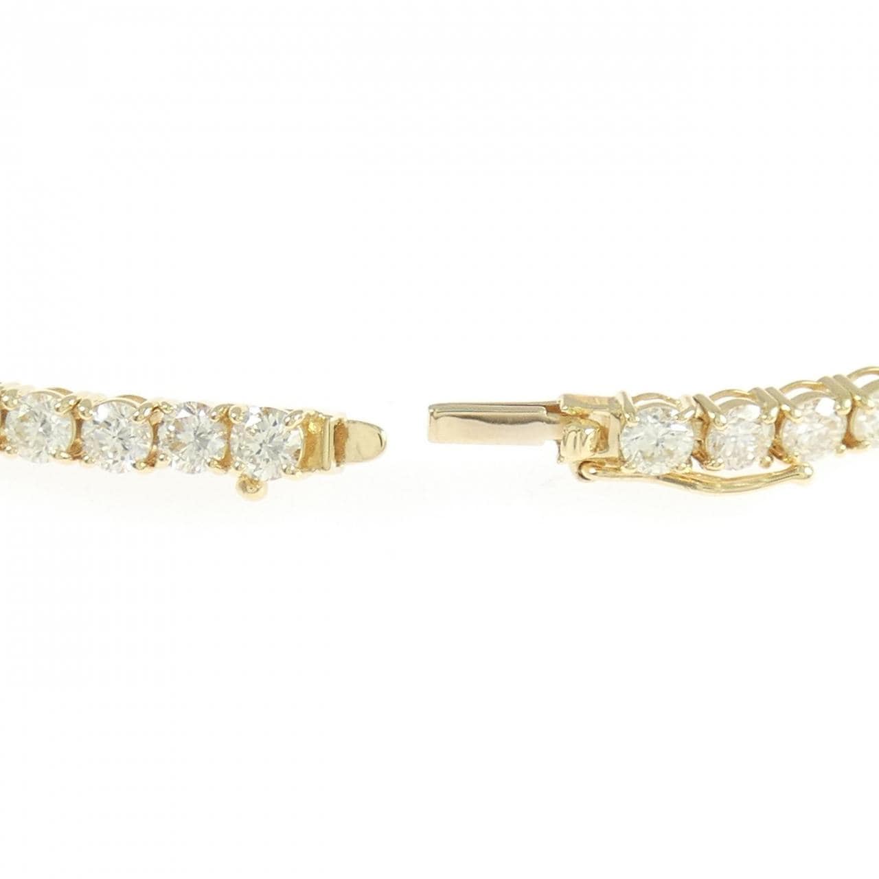 K18YG ダイヤモンド ブレスレット 5.00CT