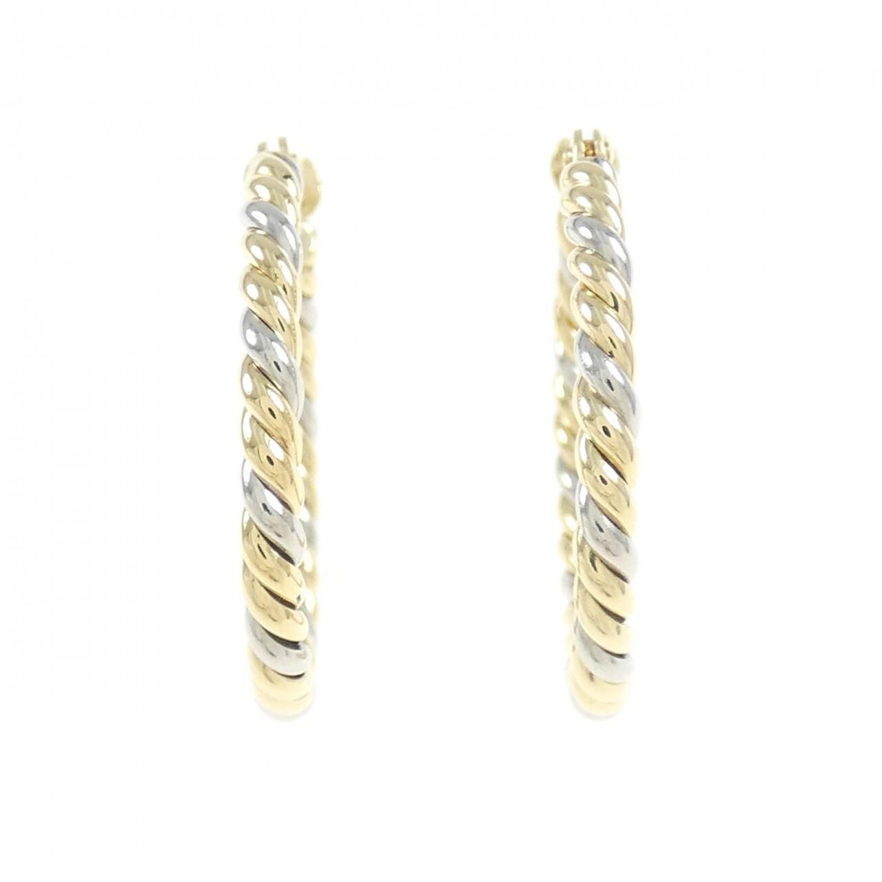 K18YG/PT earrings