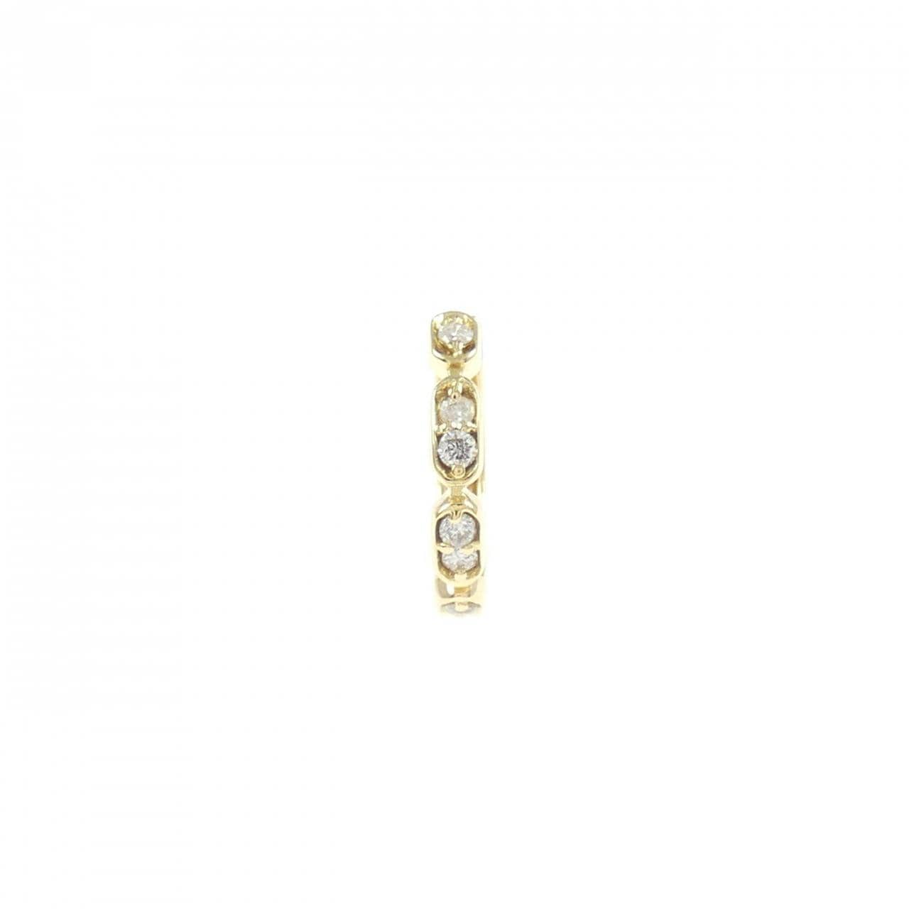 K18YG ダイヤモンド ピアス 0.065CT 片耳