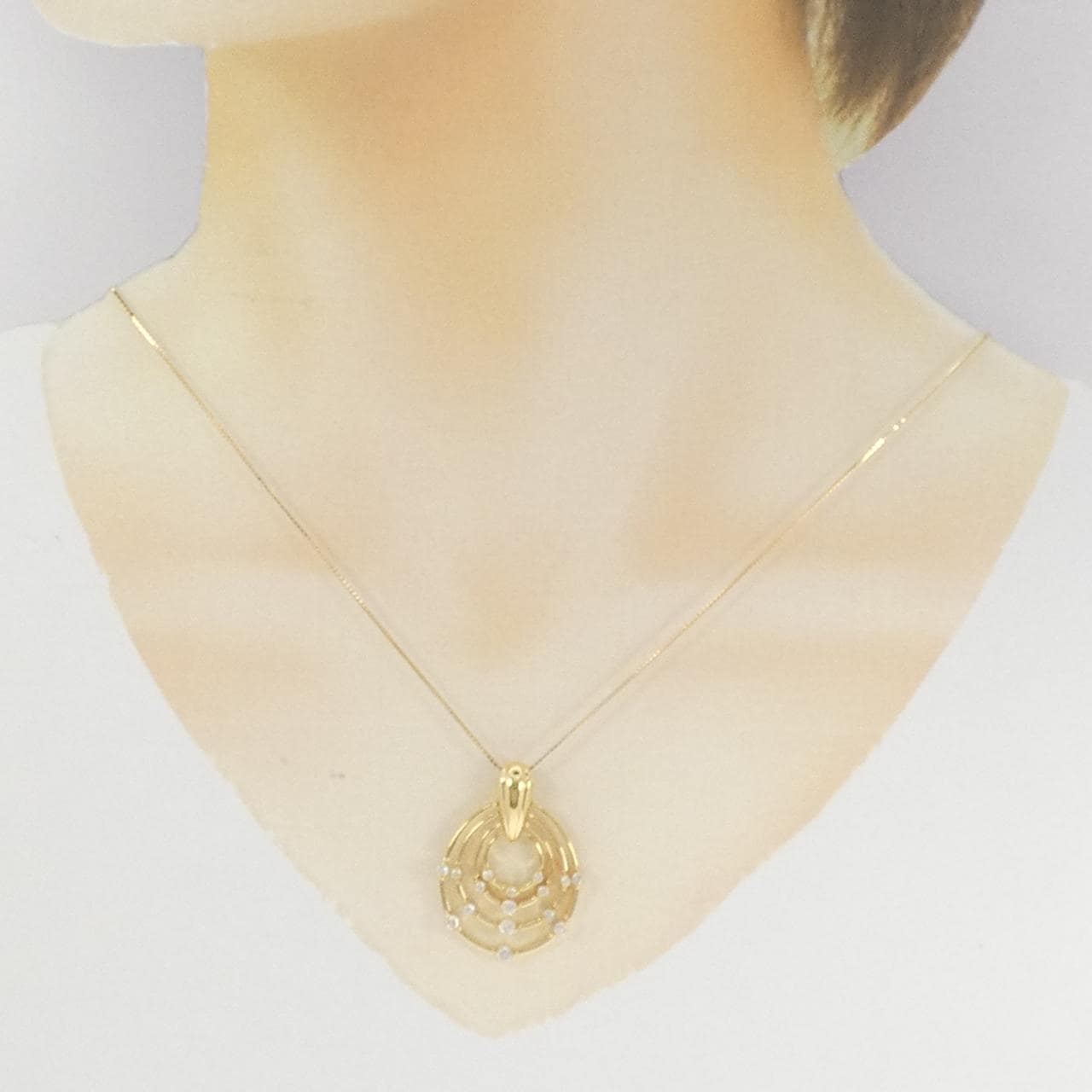 K18YG ダイヤモンド ネックレス 0.50CT