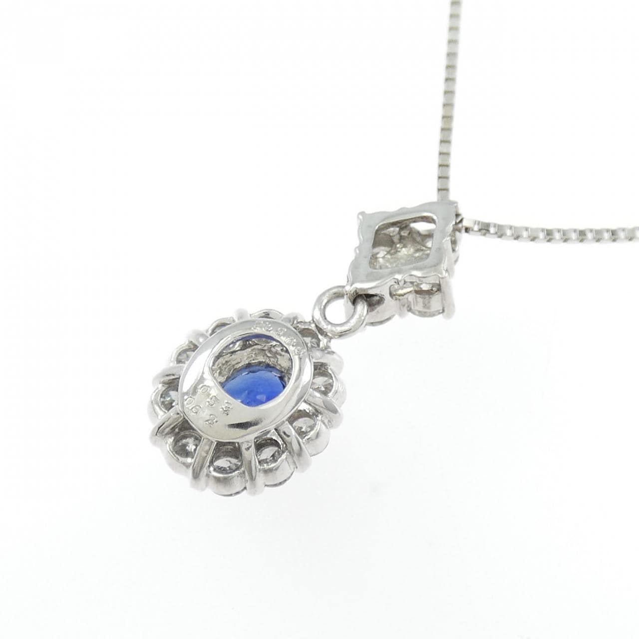 PT900/PT850 サファイヤ ネックレス 0.53CT
