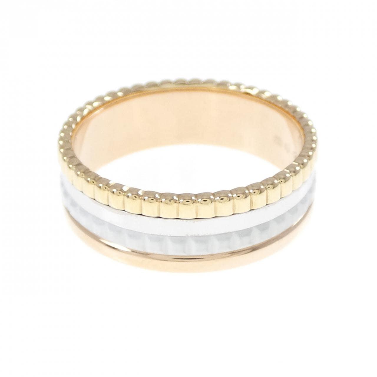 ブシュロン キャトル ホワイト スモール リング