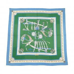 エルメス HERMES HARNAIS DE COUR BANDANA H243935S カレジェアン140 ショール