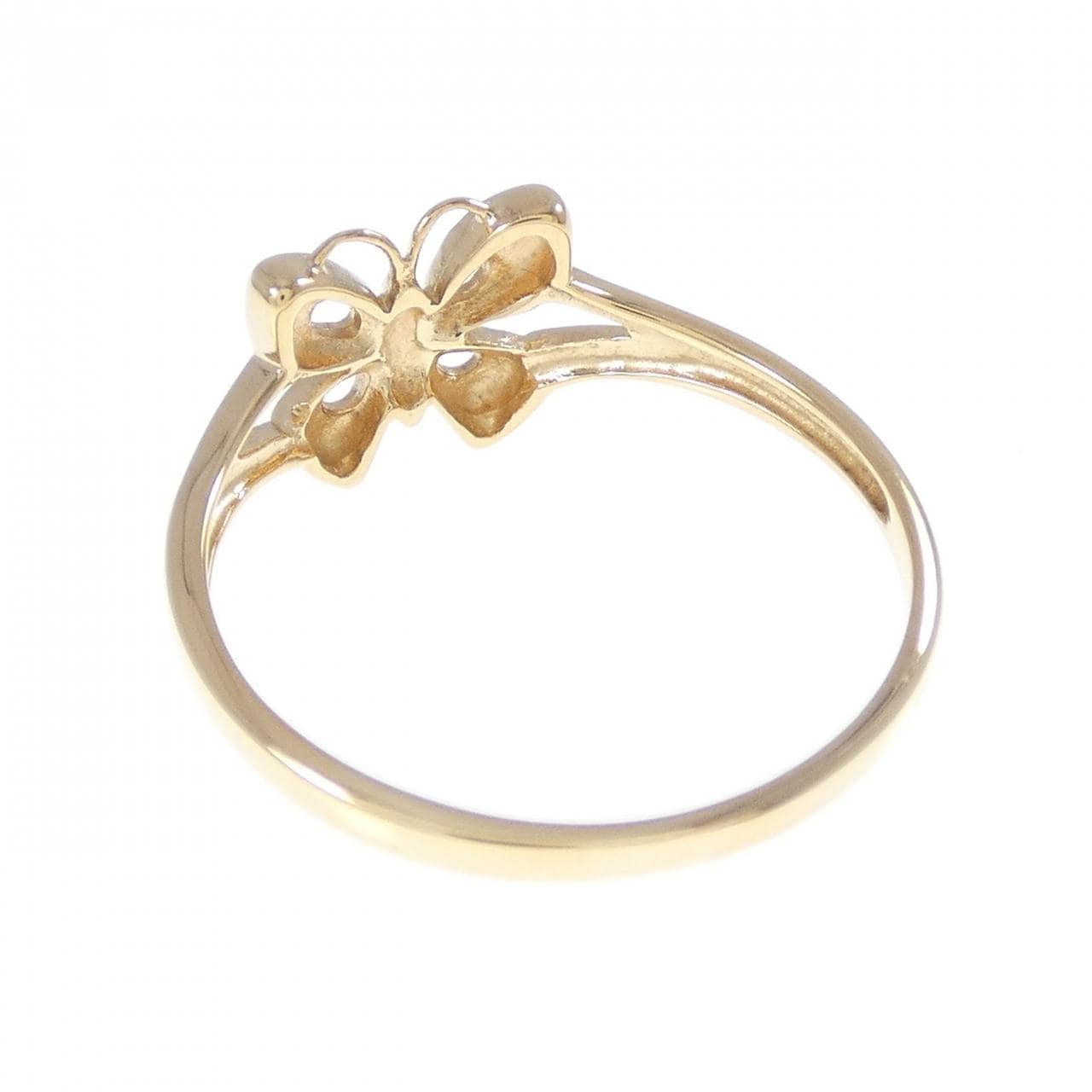 K18YG バタフライ リング