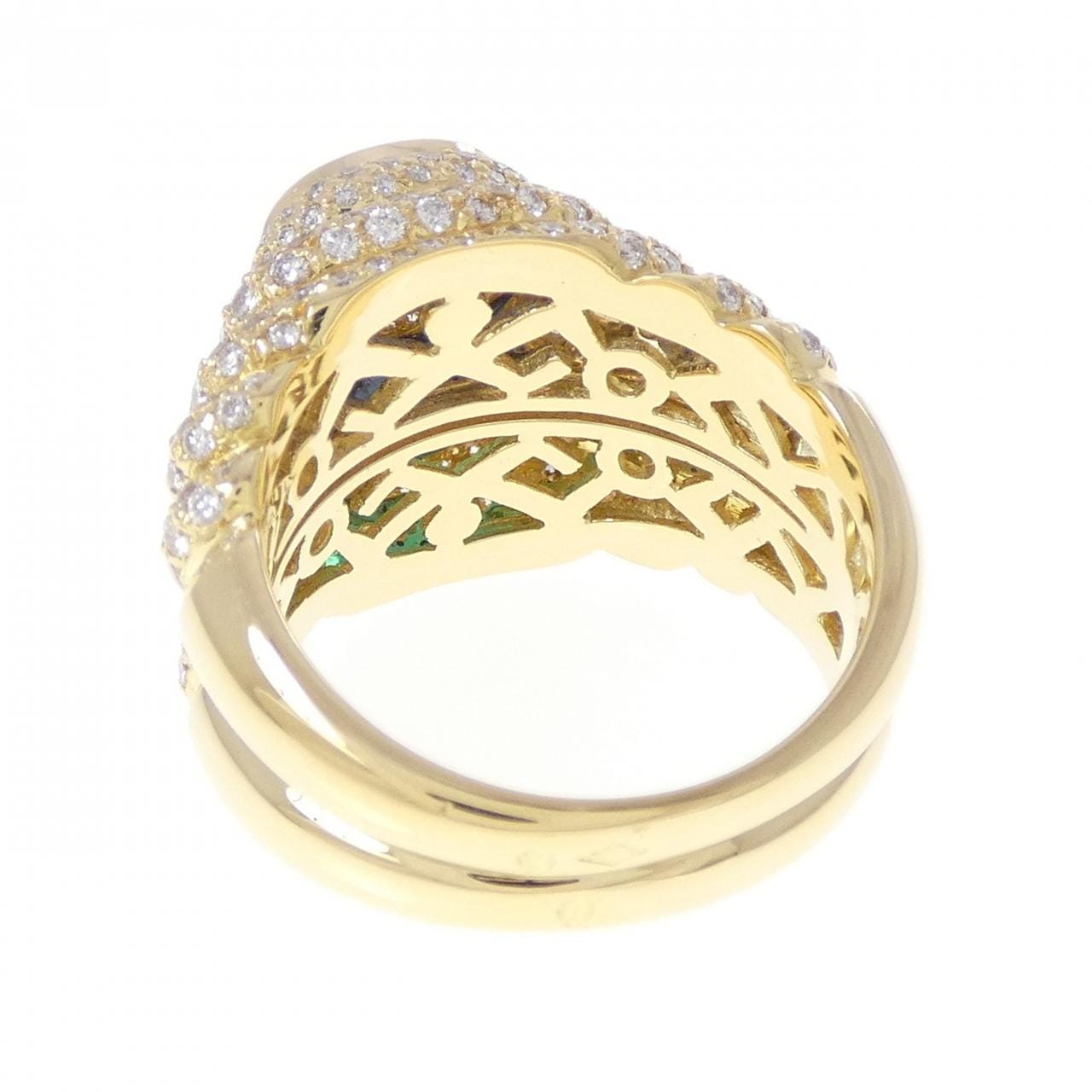 750YG カラーストーン リング マダガスカル産 ザンビア産