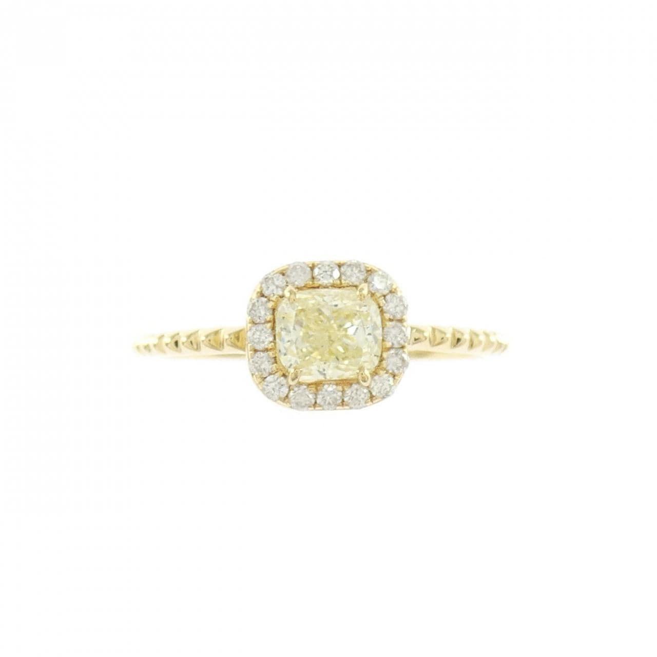 K18YG ダイヤモンド リング 0.44CT