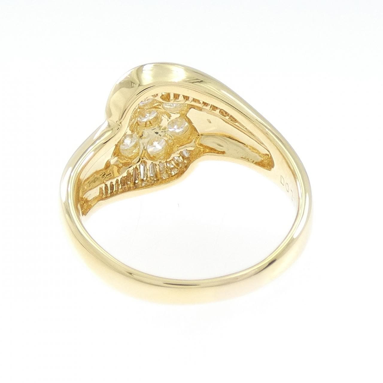 K18YG ダイヤモンド リング 0.71CT