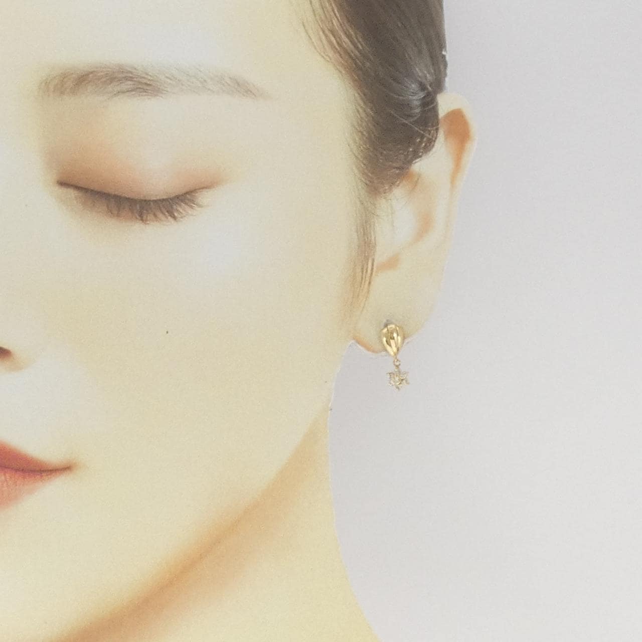 K18YG ダイヤモンド ピアス 0.26CT