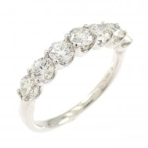 PT900 ハーフエタニティ ダイヤモンド リング 1.01CT