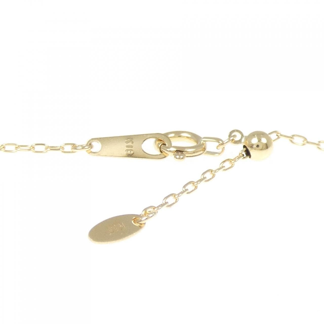K18YG ダイヤモンド ネックレス 0.15CT