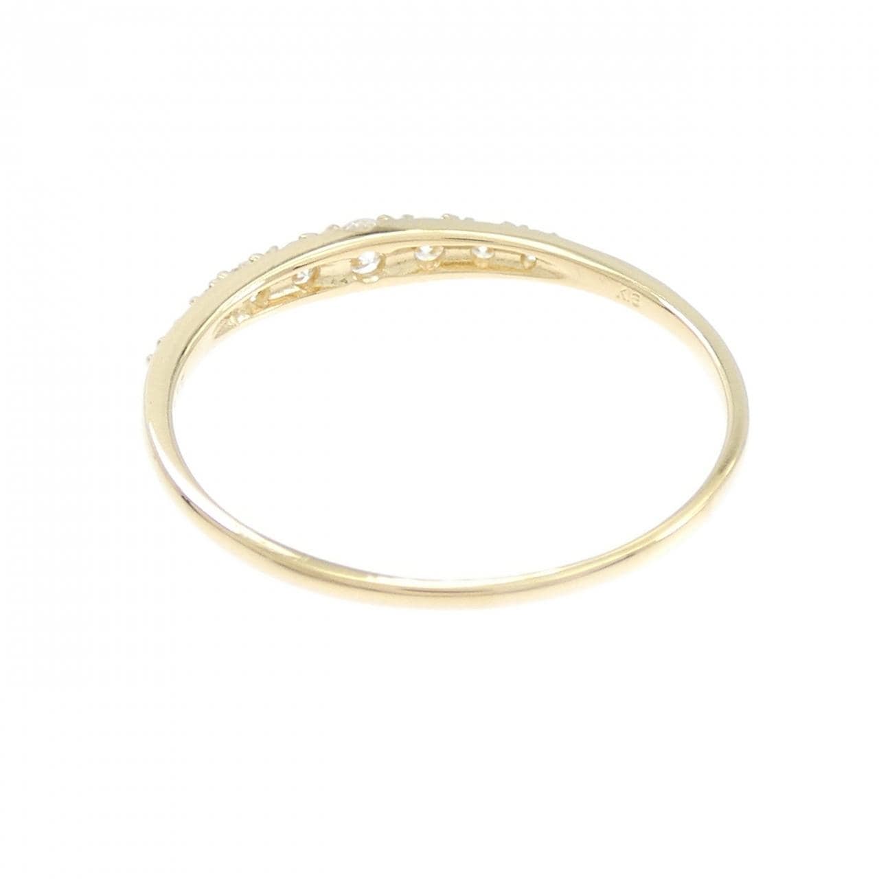 【リメイク】K18YG ダイヤモンド リング 0.15CT