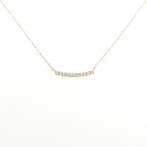 【リメイク】K18YG ダイヤモンド ネックレス 0.10CT