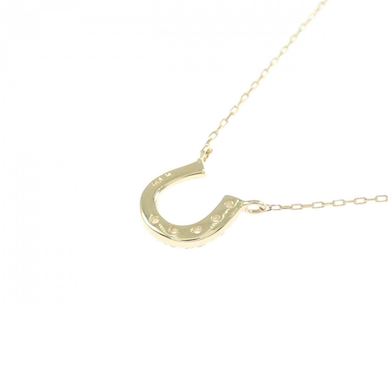 K10YG ホワイトトパーズ ネックレス