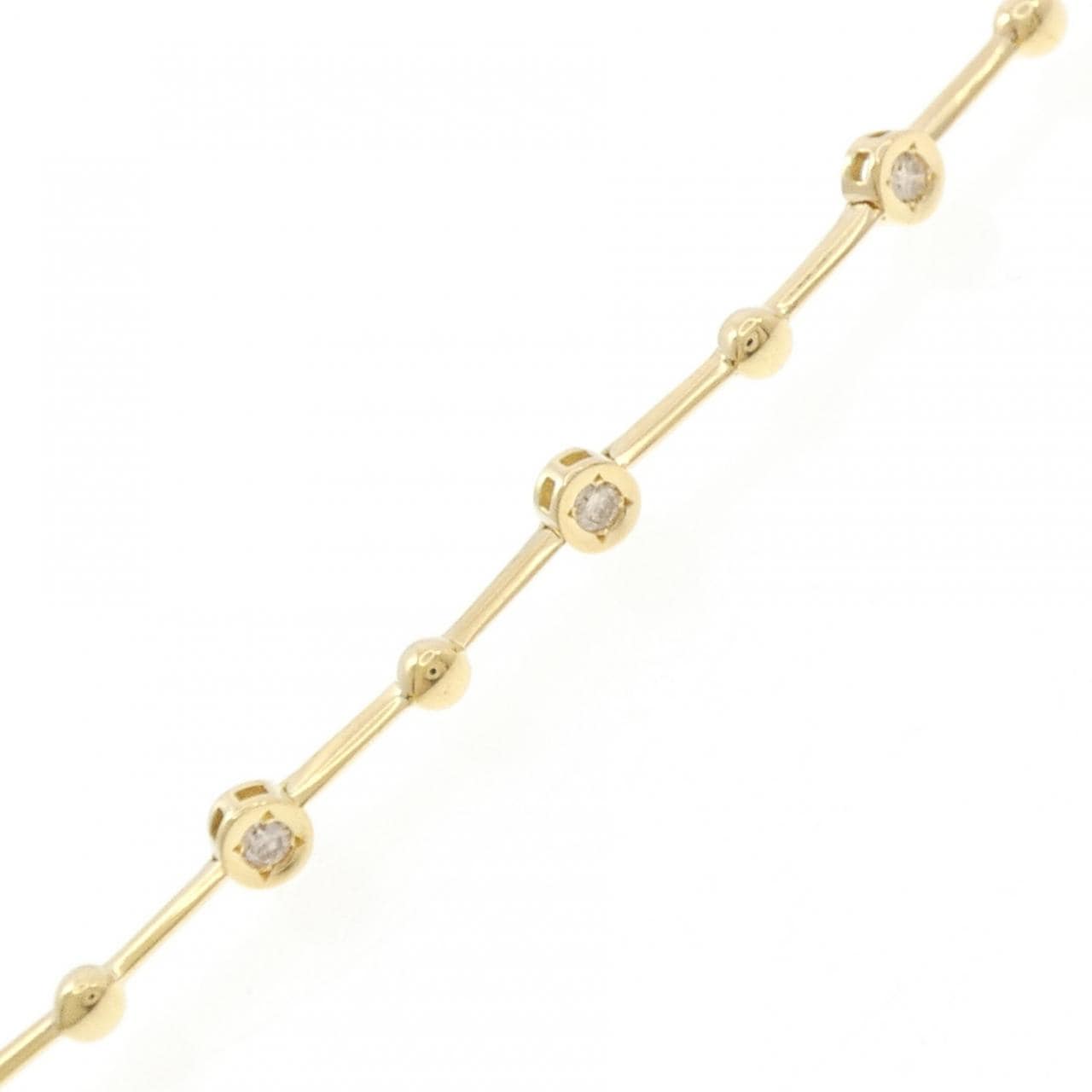 K18YG ダイヤモンド ブレスレット 0.28CT