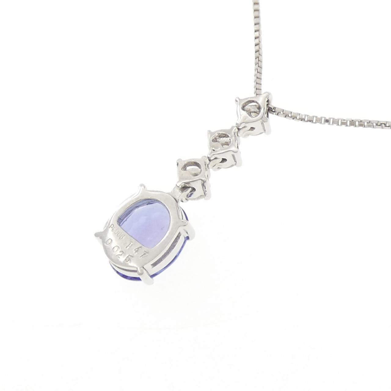 PT900/PT850 タンザナイト ネックレス 1.47CT