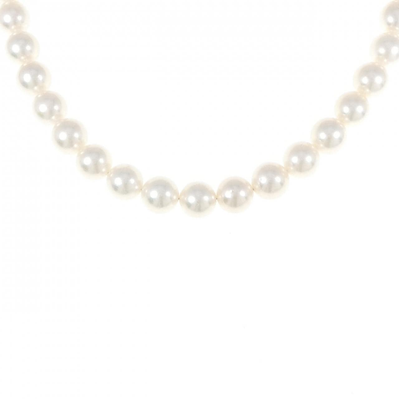 シルバークラスプ アコヤパール ネックレス 6.5-7mm