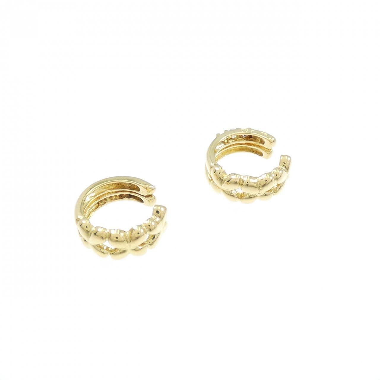 K18YG ダイヤモンド イヤリング 0.06CT