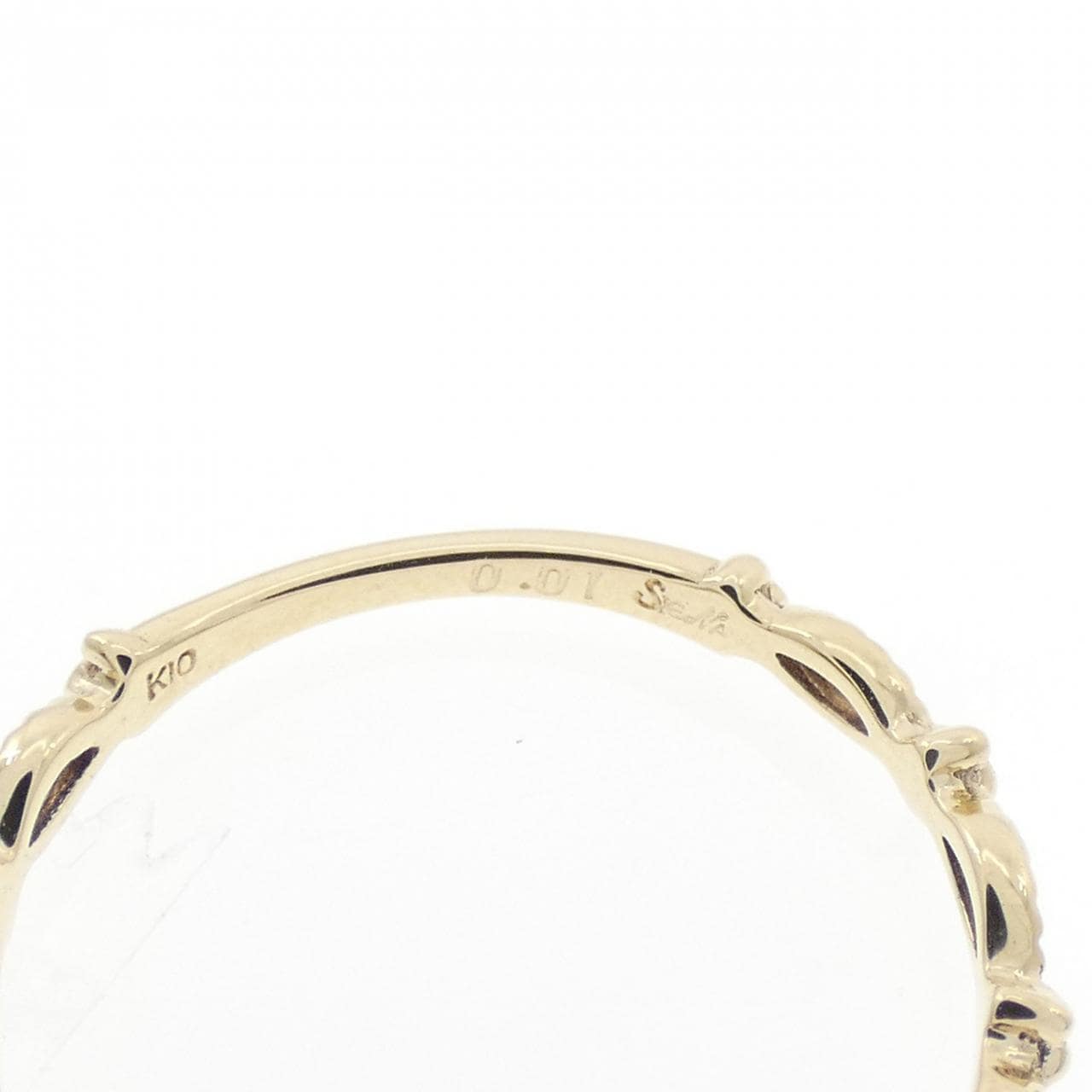 シエナ ロゼ ダイヤモンド ピンキーリング 0.01CT
