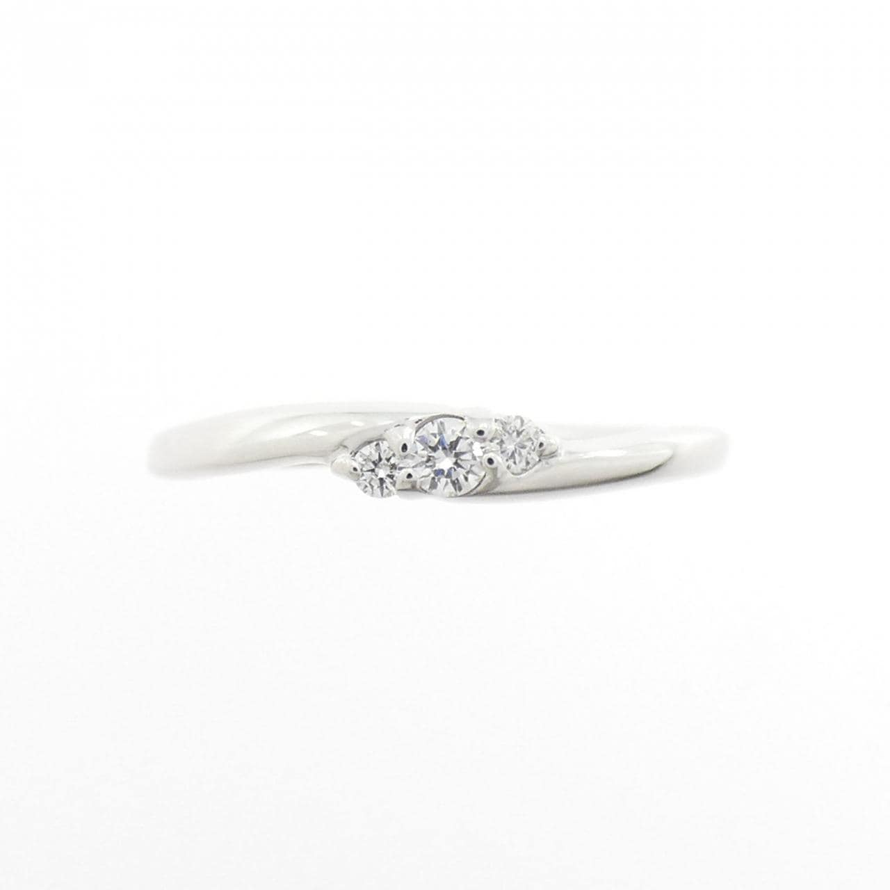 K10WG ダイヤモンド リング 0.07CT