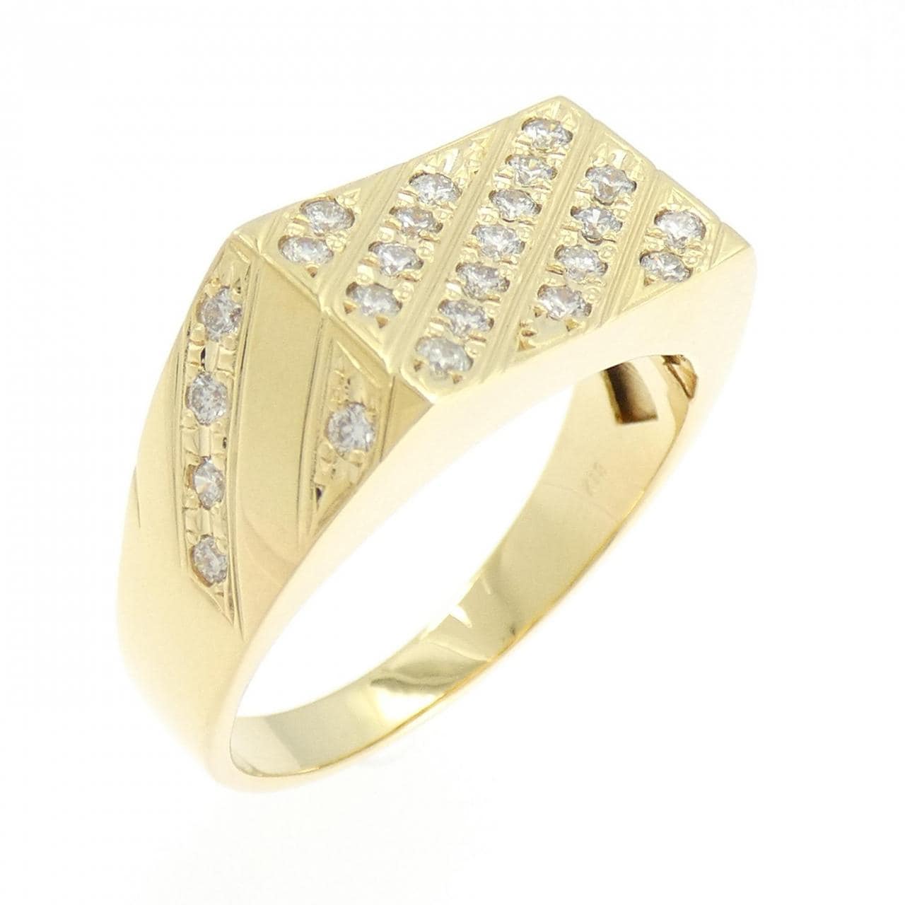 【新品】K18YG ダイヤモンド リング 0.54CT