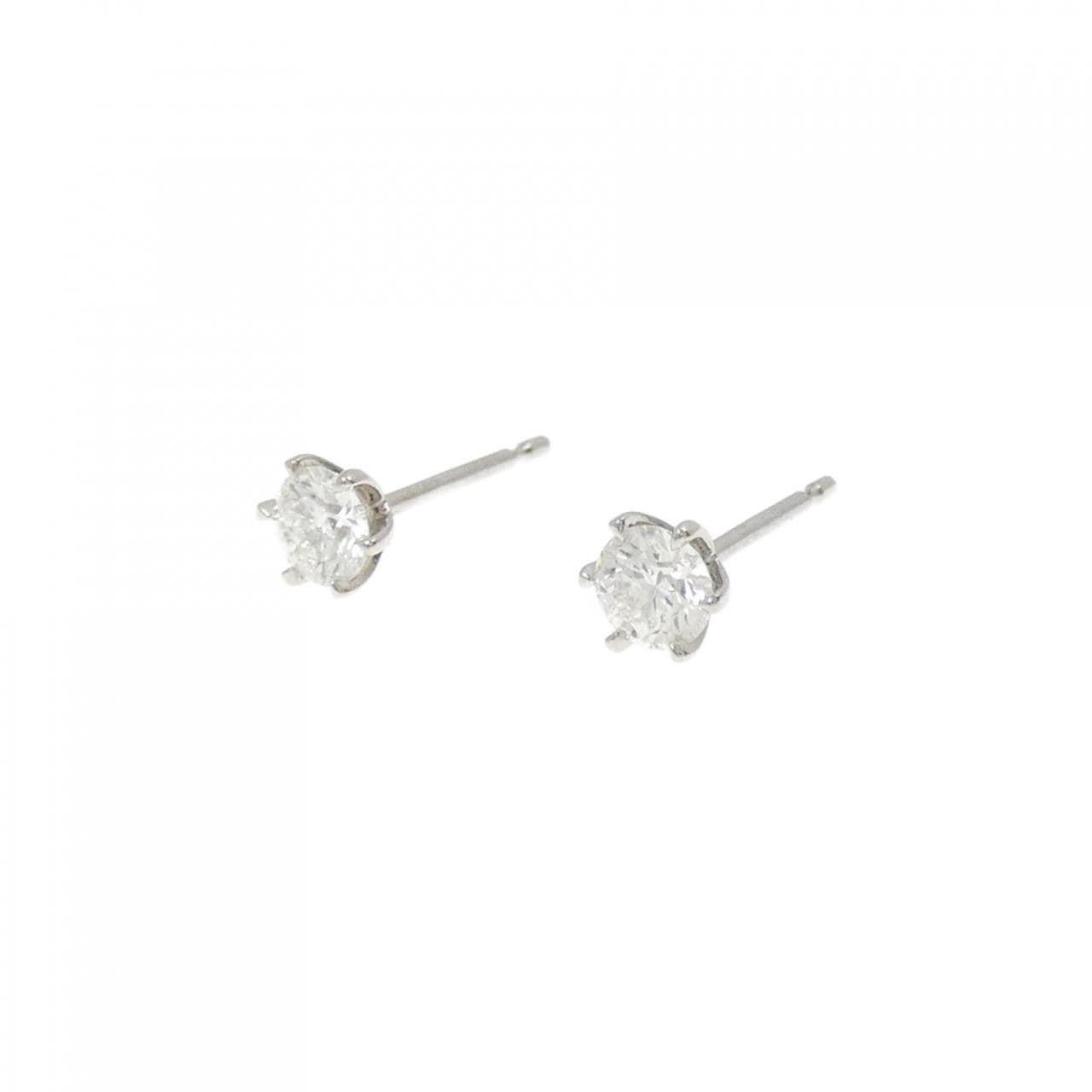 【再加工款】PT900/ST鑽石耳環 0.226克拉 0.241克拉 G色 SI1淨度 3EXT-EXT