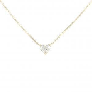 【リメイク】K18YG ダイヤモンド ネックレス 0.323CT H SI1 ハートシェイプ