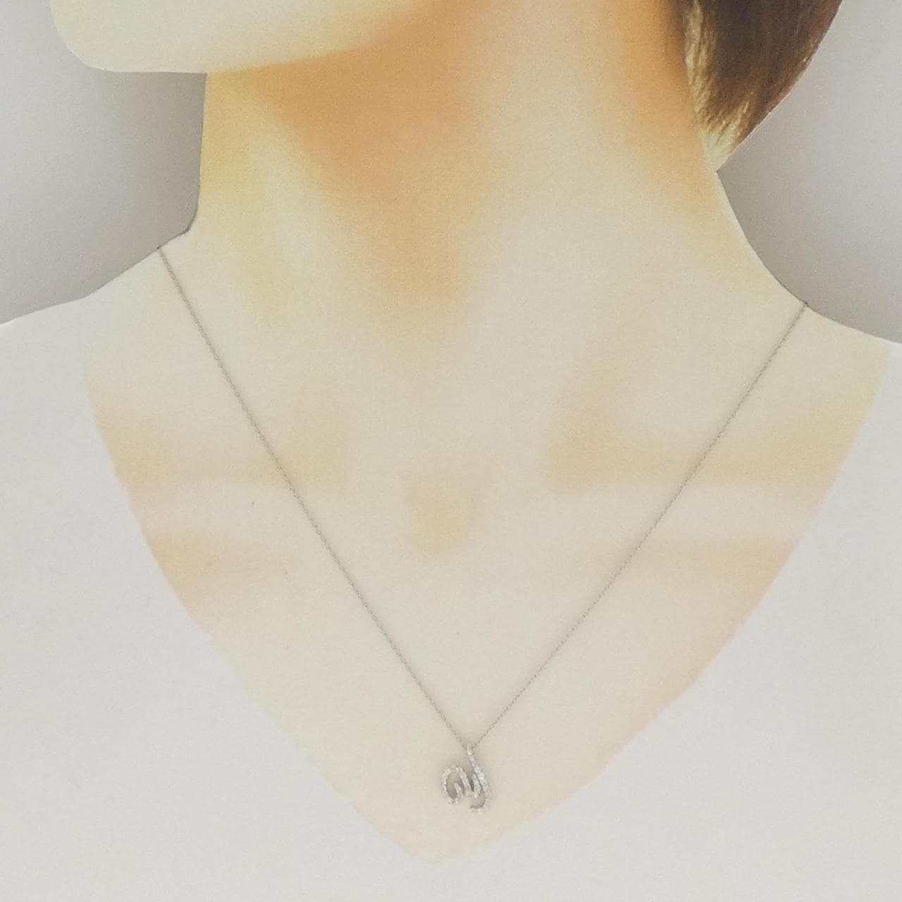 PT900/PT850 ダイヤモンド ネックレス 0.20CT