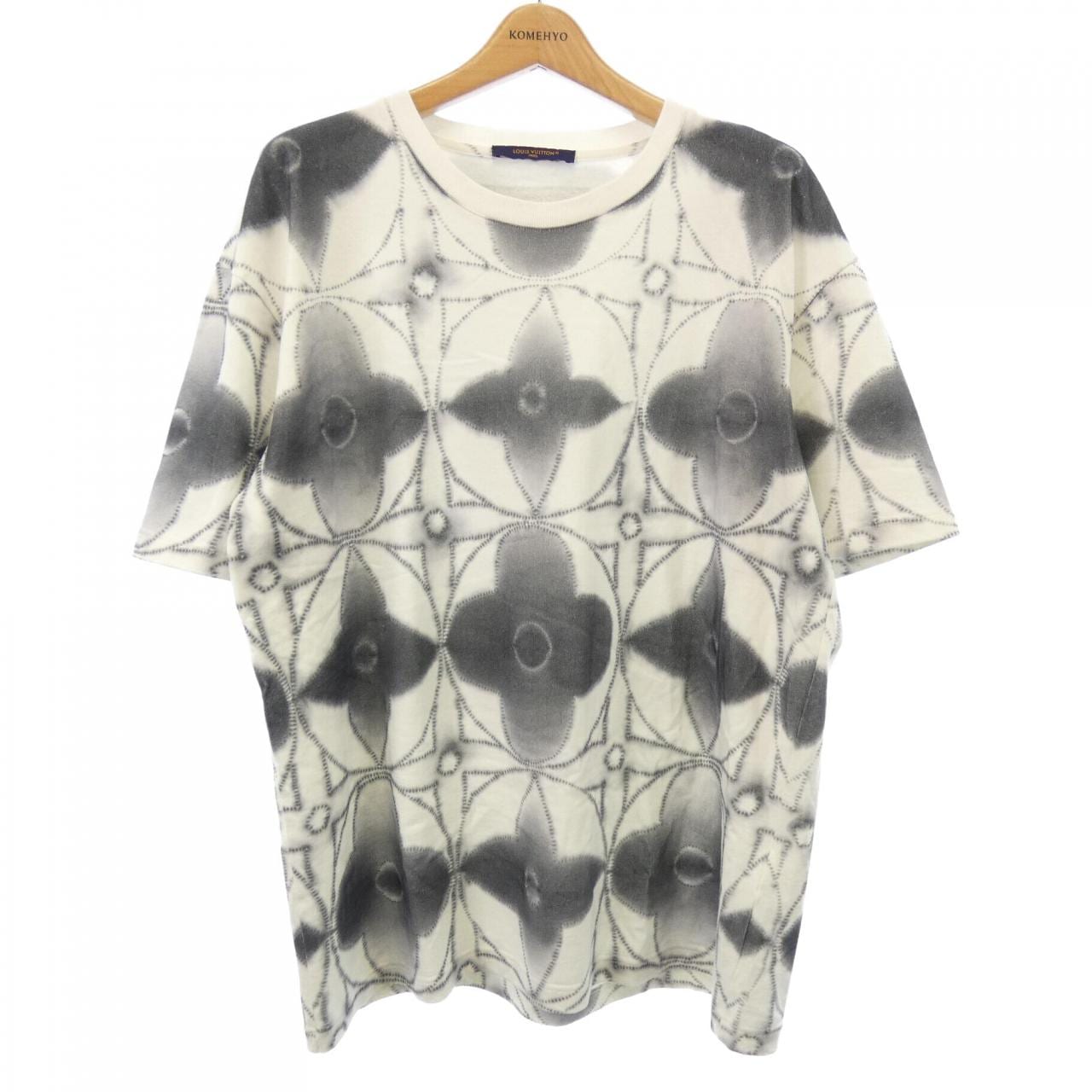 ルイヴィトン LOUIS VUITTON プリンテッドシボリタイダイTシャツ HOY89WNPL Tシャツ
