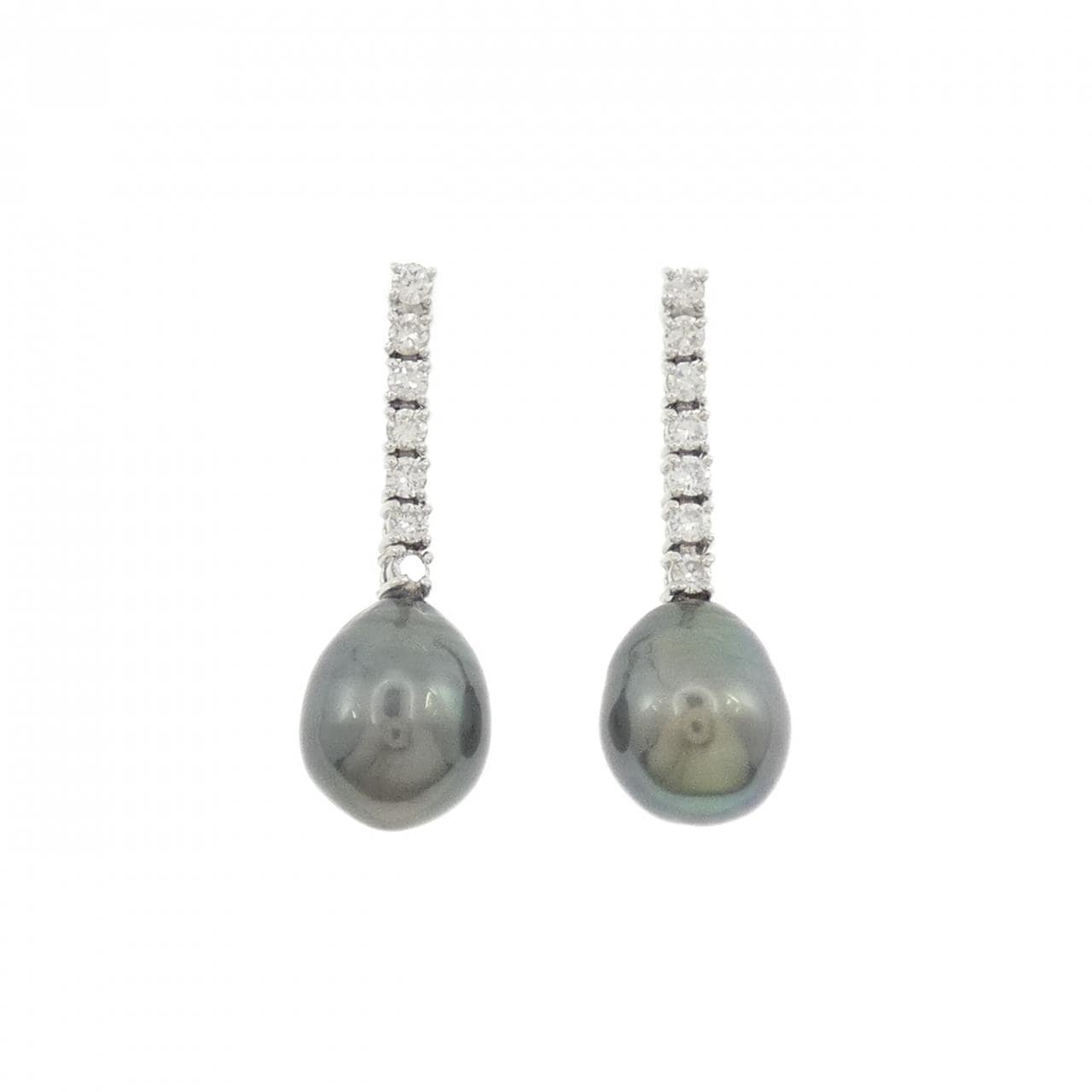PT900 Black Pearl Earrings