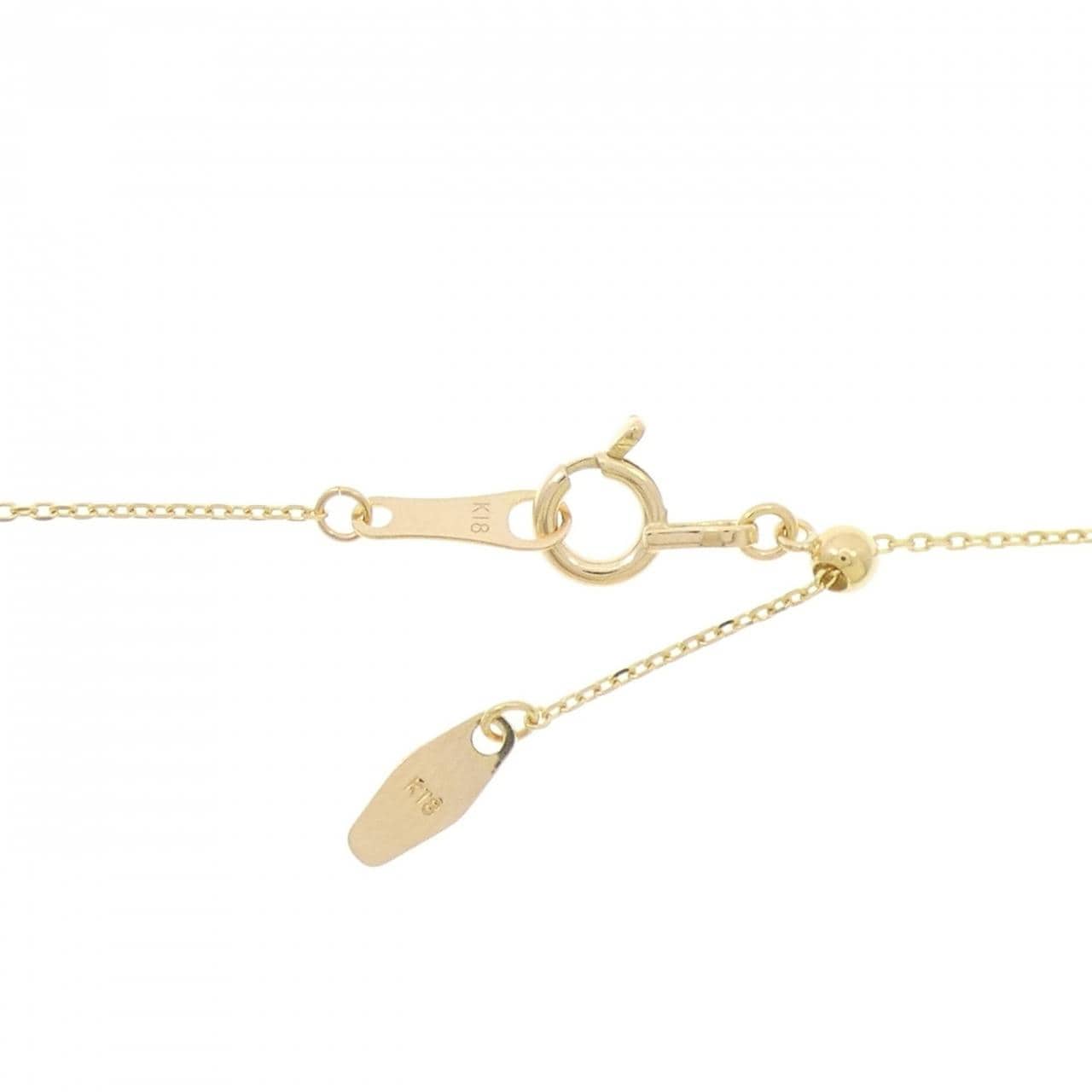 K18YG ダイヤモンド ネックレス 0.30CT