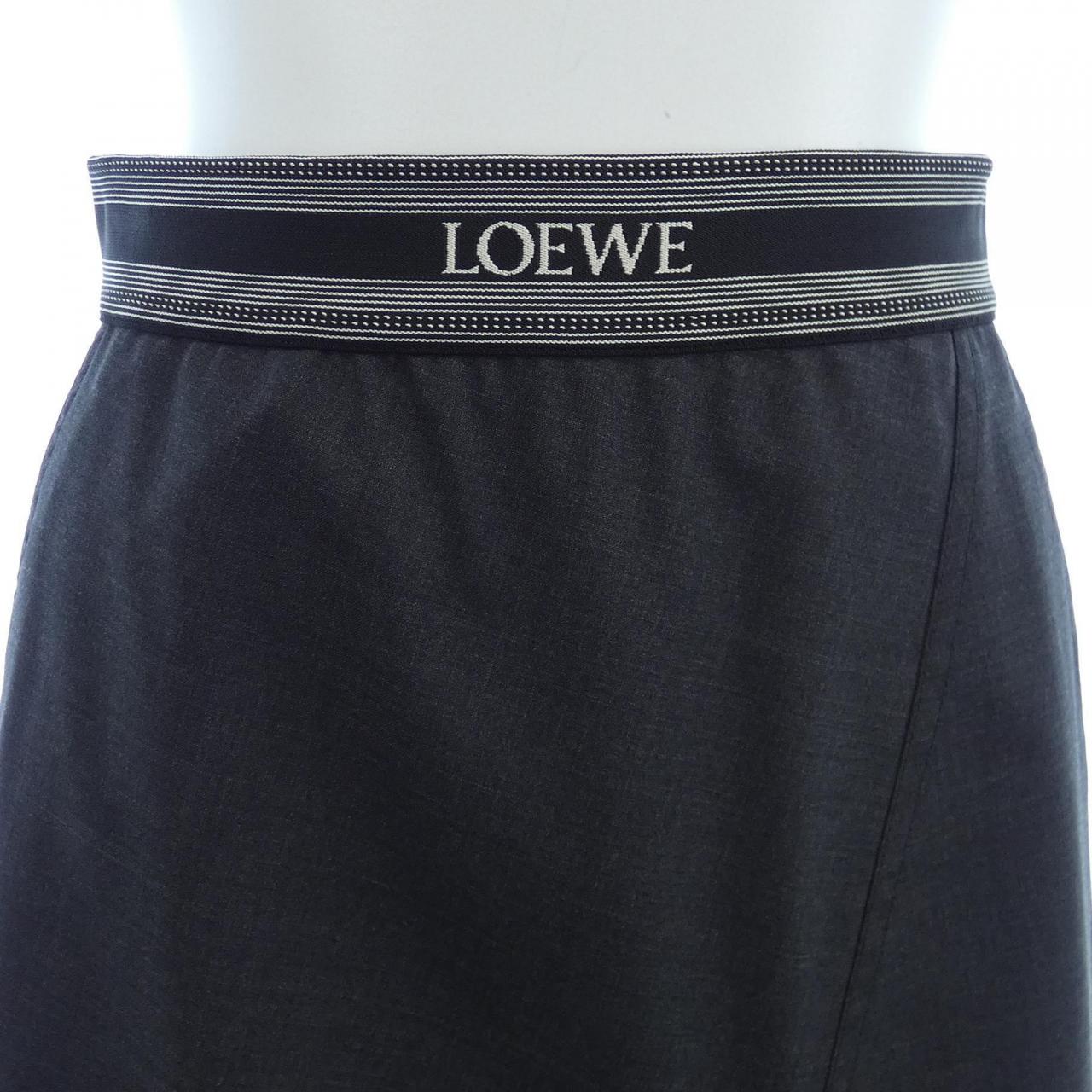 ロエベ LOEWE アシンメトリー スカート S359Y08X44 スカート