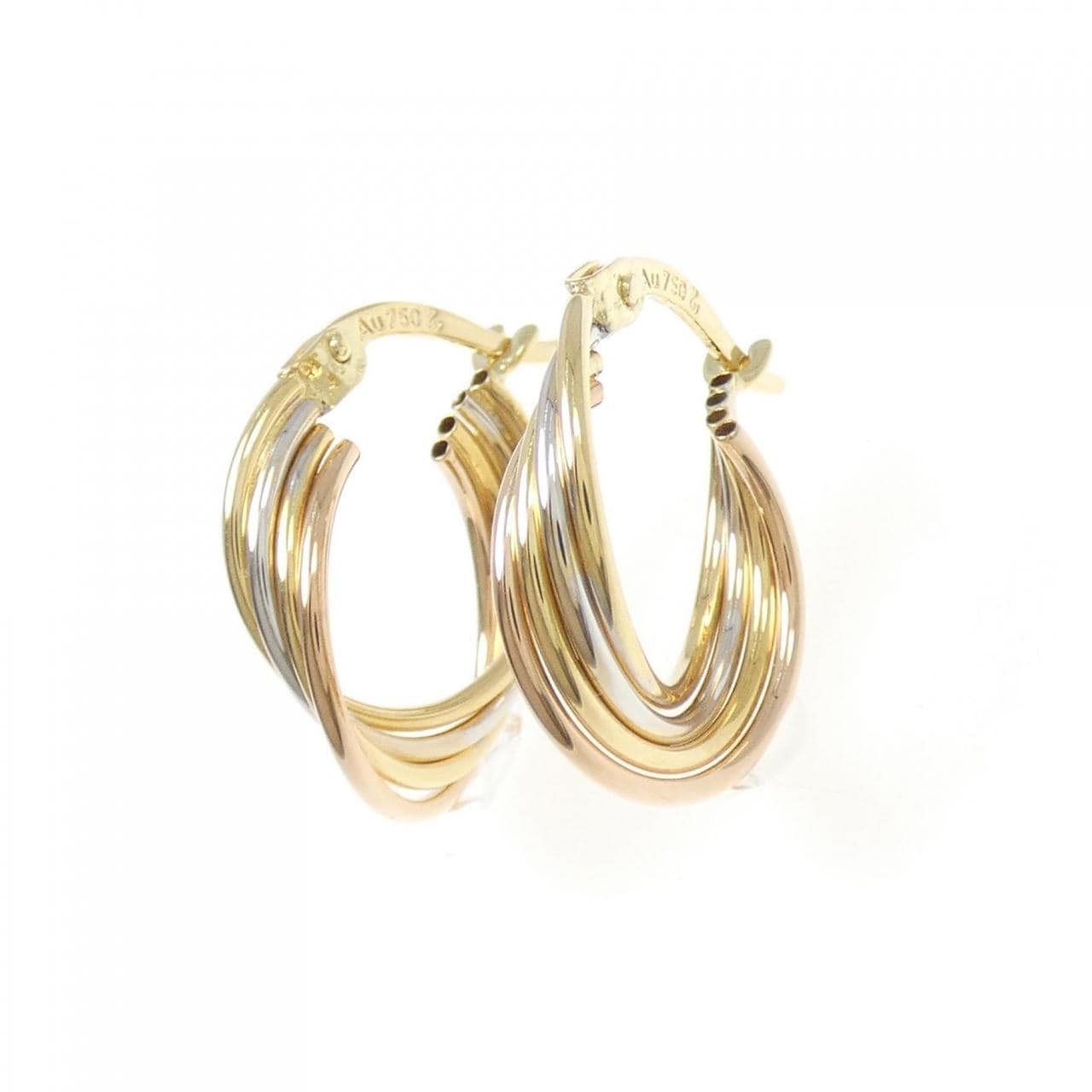 750スリーカラー ピアス