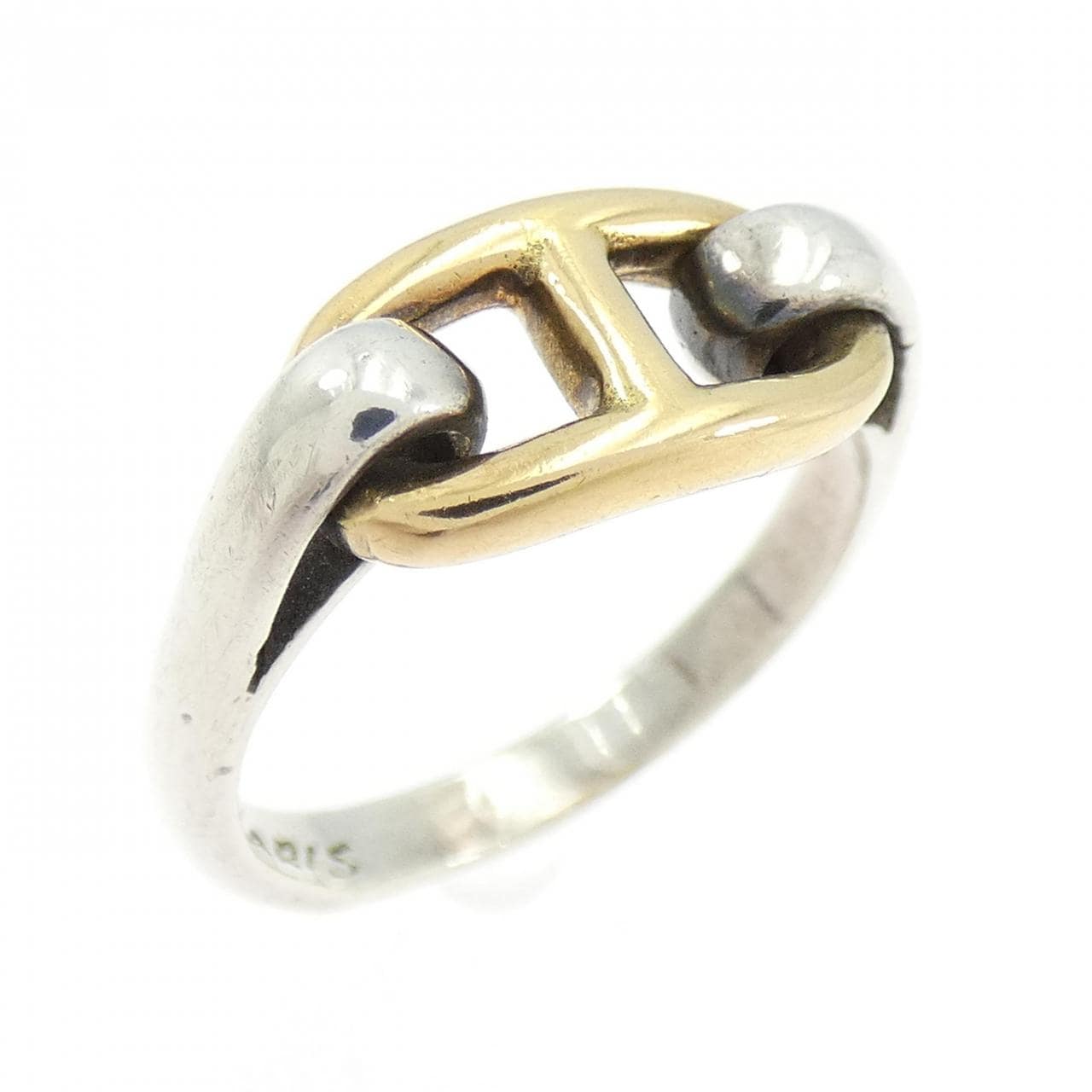 【ヴィンテージ】エルメス シェーヌダンクル リング