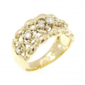 K18YG ダイヤモンド リング 0.25CT