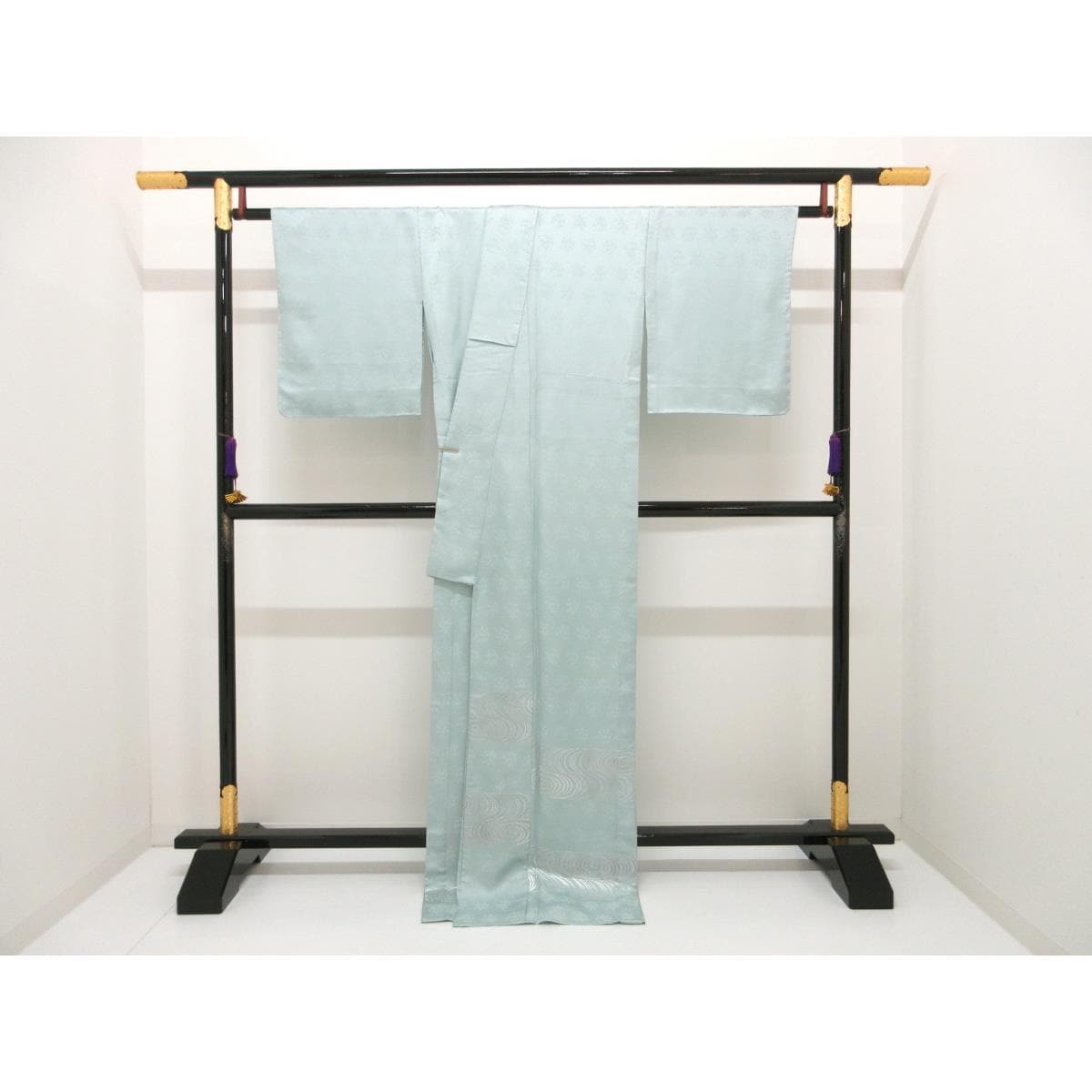 【未使用品】単衣　訪問着　銀彩加工