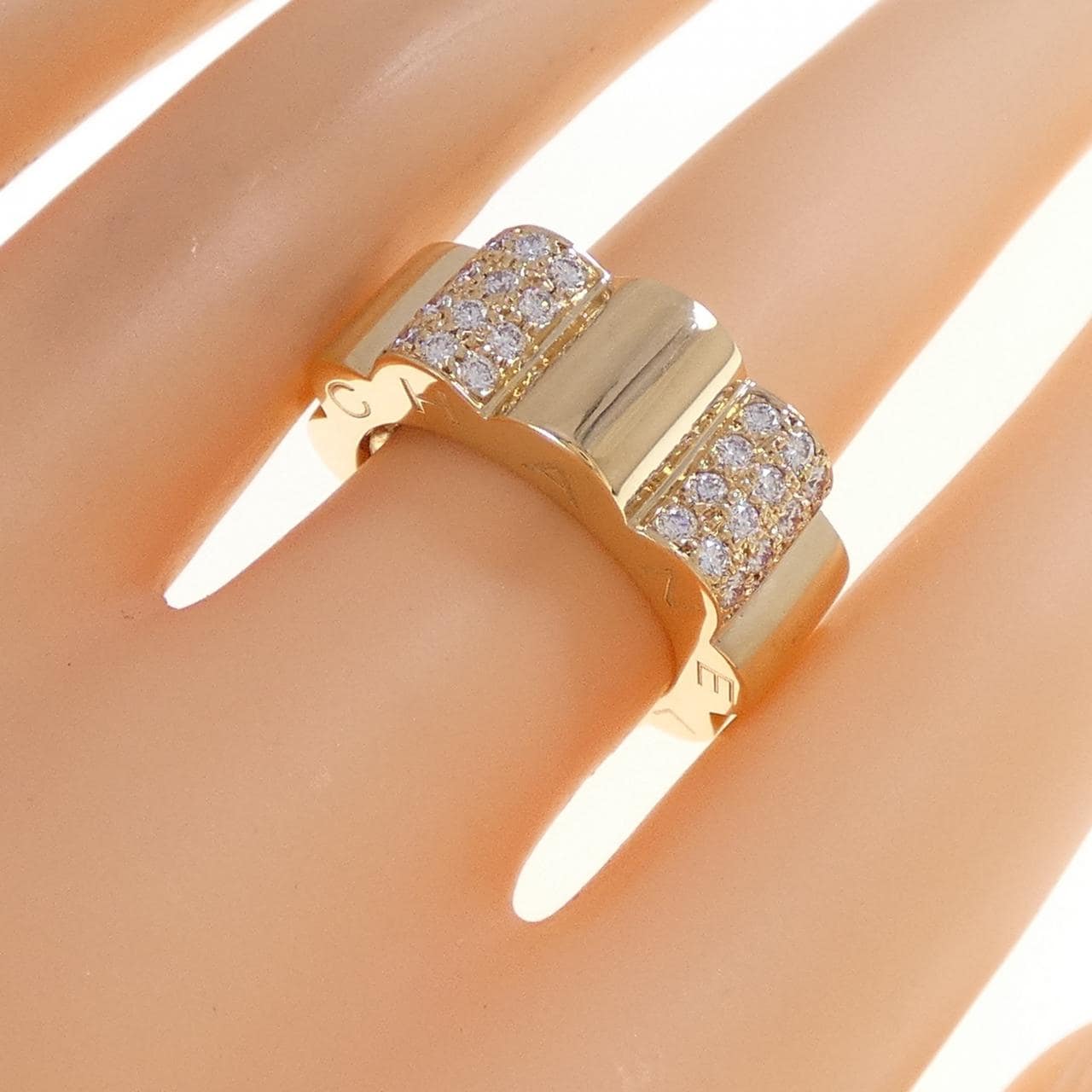 シャネル プロフィール ドゥ カメリア ラージ リング